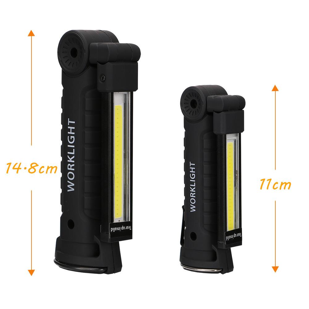 1/2/4 Stück Magnetische COB LED Taschenlampe Tragbares USB Wiederaufladbares Arbeitslicht Hängelampe mit Eingebauter Batterie Camping-Fackel
