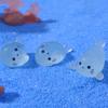 100 Piece Luminously Seal Sculpture Collection Miniature Resins Marine Animal Figurines For Aquariums Decoration