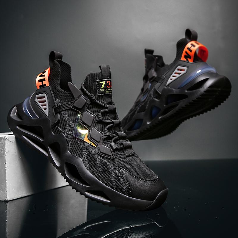 Heiß verkaufende Herrenschuhe Bequem Superleicht Country-Mode TPU Popcornsohle Atmungsaktiv Modeschuhe Sneaker Daddy Shoes