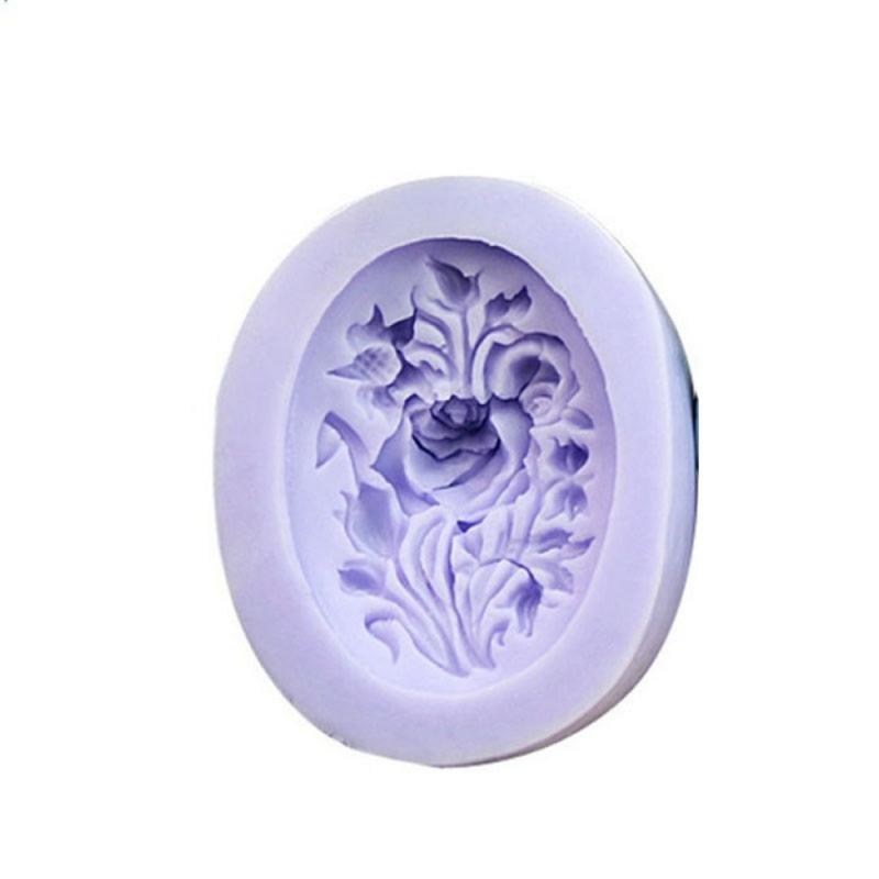 

Украшение торта из смоляной помадки, цветок розы, силиконовая форма для кексов, выпечка, абразивная жидкая силиконовая форма, инструменты для декора 1pc