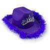 Bachelorette Party Cowgirl Cap for Bride Lady Fedoras Hat Bridal Shower Cowboy Hat Girls Carnivals Party Photoshoots Cap
