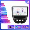 Hizpo 2din Android Autoradio for Peugeot 2005 Toyota Aygo 2014 Citroen C1 Car Radio Multimedia Video Player GPS Nav CarplayRDS FM Auto 4G BT DVR Cam