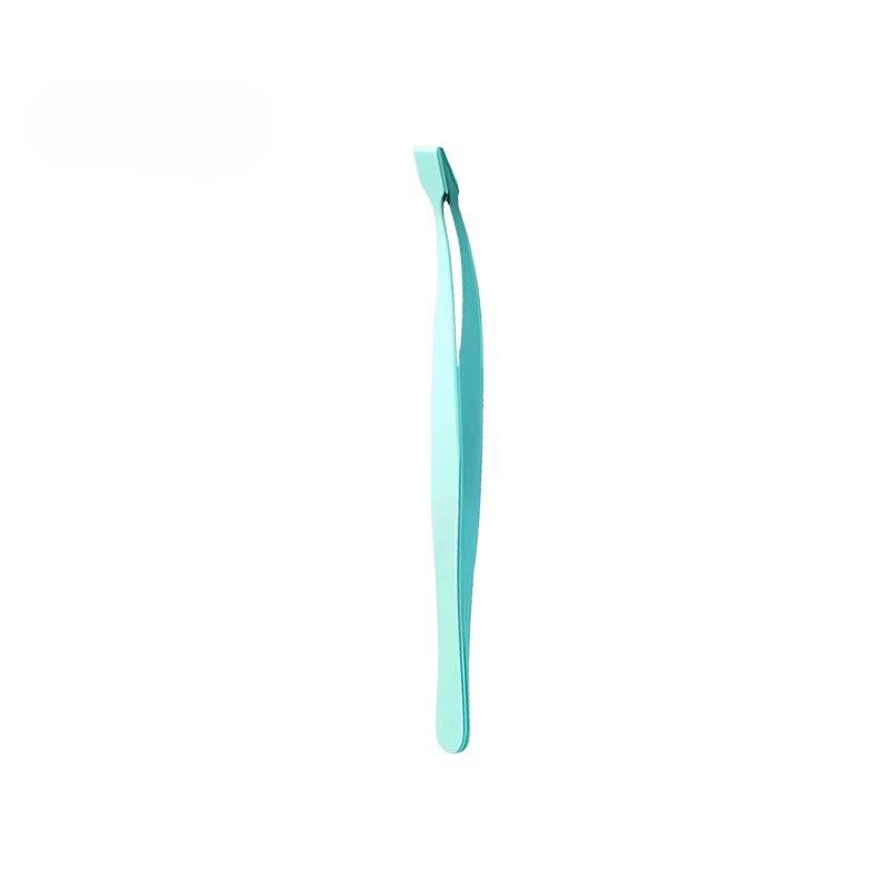 High-Precision Eyelash Tweezers for Eyelashes, Grafting and Hair Removal Ergonomic Design Precision Cuticle синий