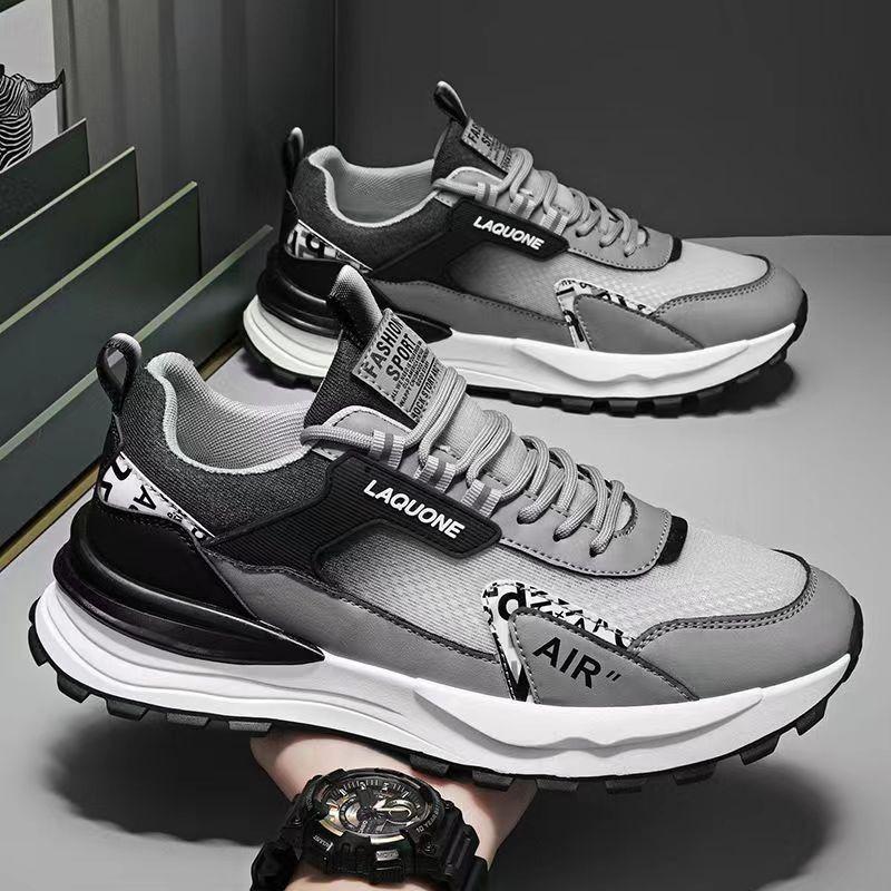 Men's shoes spring and summer breathable thin mesh shoes young and young outdoor men's sports single shoes casual dad trendy shoes