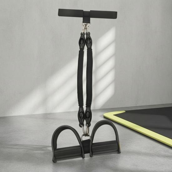 Pedal-Widerstandsband mit Griff, Latex-Schlauch Körper-Dehnungsband, Arm-Bein-Schlankheits-Elastikzugseil, Heim-Trainingsgerät