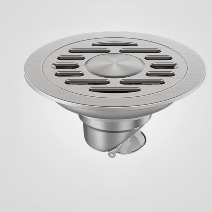 Household Round Floor Drain Core Anti-Odour Sealing Stopper Anti-Backflow Drainage Replacement for Balcony Bathroom Laundry Sink