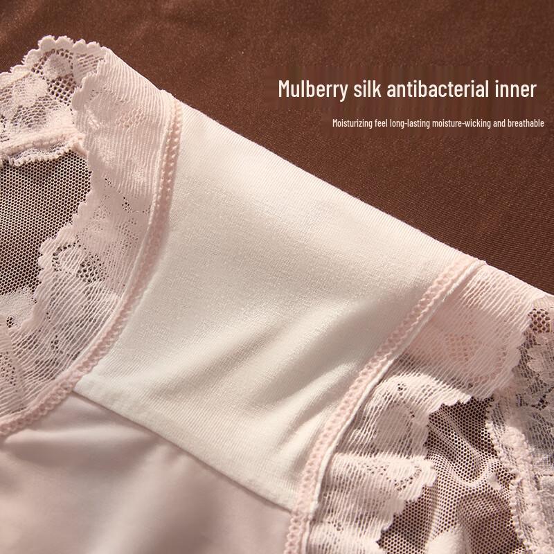 Urban Beauty Women's Sexy Lace Mid-Waist Briefs 3-Pack