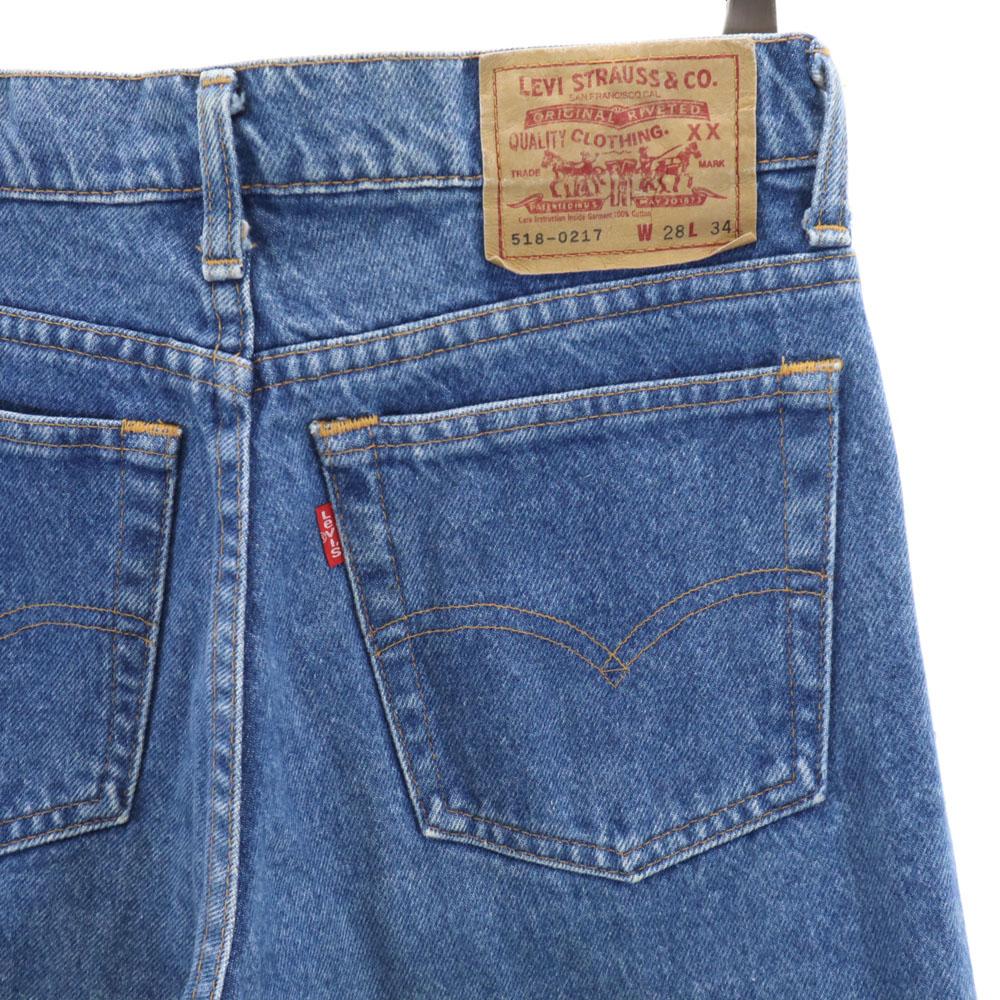 Levi's 90s 518 Made in Japan Old Straight denim pants W28 blue jeans Men's Used
