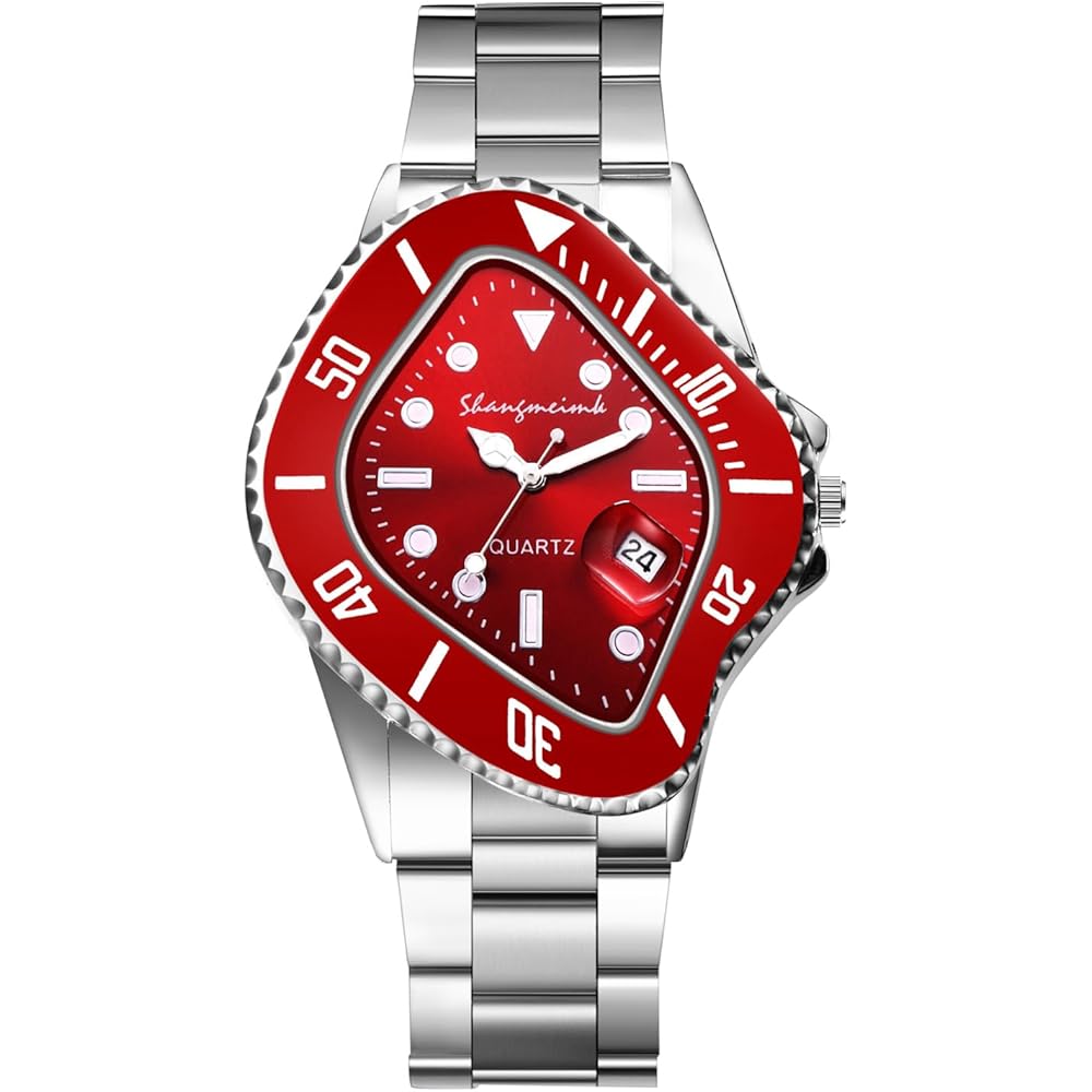 Men s Analog Waterproof Watch Stainless Steel Simple Stylish Silver Men s Accessory
