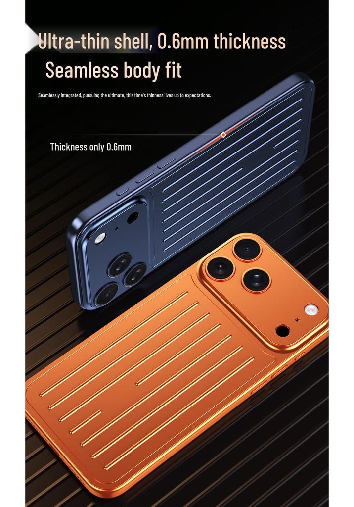 Minimalist Drop-Proof Suitcase Style Case for iPhone 17 & 16 Pro Max