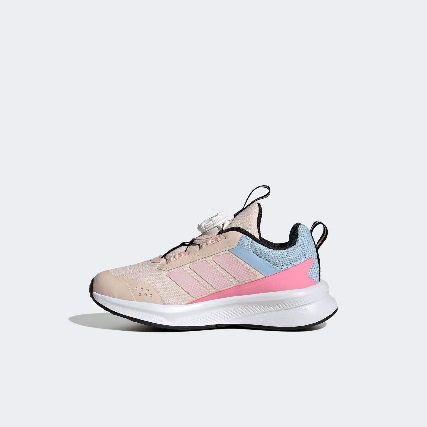 

Adidas Kids FortaRun 4.0 HABU K Rotating Button Casual Sports Shoes - Adidas HP3588 28 розовый