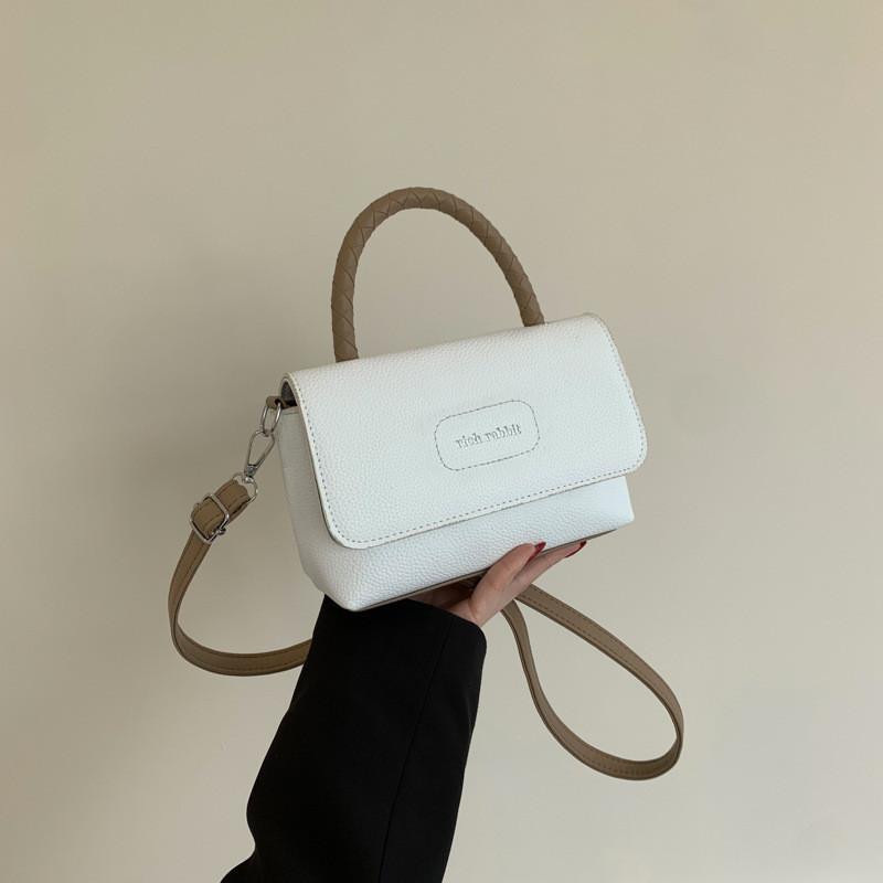 2024 New Fashion Color Block Minimalist Summer Women's Bag Pu Material Versatile Casual Handbag Shoulder Crossbody Bag