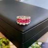 Beautiful Pink Zircon Ring for Women High Quality Colored Zircon Jewelry Wedding and Engagement Rings Women Rings