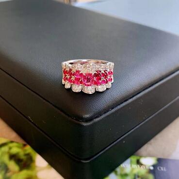 Beautiful Pink Zircon Ring for Women High Quality Colored Zircon Jewelry Wedding and Engagement Rings Women Rings