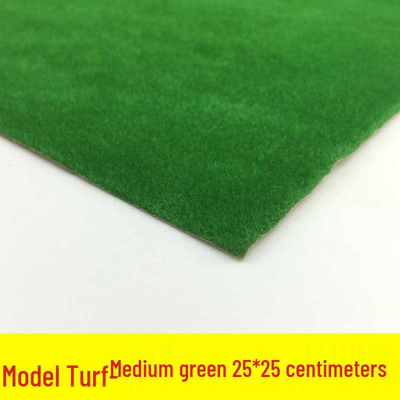 Handmade Architectural Model Turf for Outdoor Lawn and Grassland Models