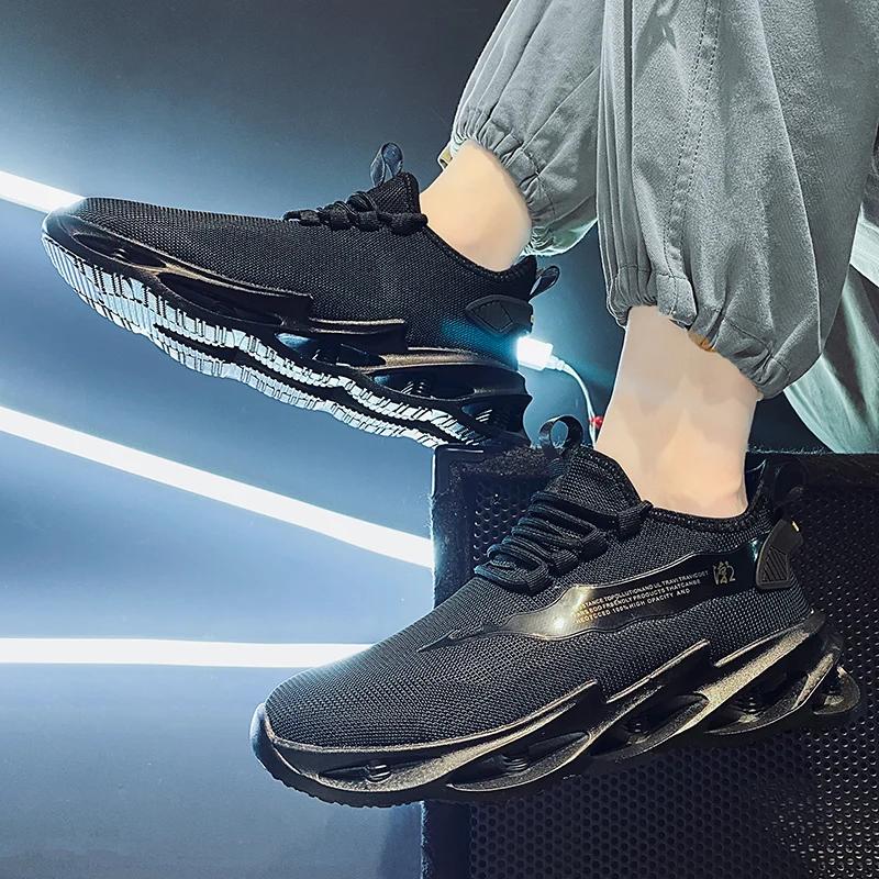 Men Running Walking Shoes Casual Sneakers Breathable Athletic Gym Lightweight Sports Shoes 2024 Summer Men Brand Tennis Shoes