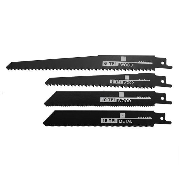 4000RPM High Power Cordless Reciprocating Saw Body With 4 Saw Blades For Makita 18V Battery