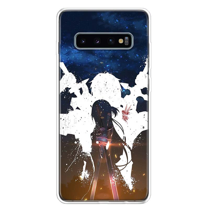 Sword Art Online kirito and asuna For Samsung Galaxy S25 S24 S23 S22 Ultra Phone Case S21 Plus S20 FE S10 + S25Edge Fundas Cover