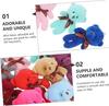 10/20pcs Mini Plush Bear Doll 12CM Stuffed Plush Toy Mini Bear Doll Toy for Girl Bag Pendant Keychain Children PartyGifts