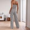 Striped Strapless Trousers Two-piece Summer Fashion Casual Suit