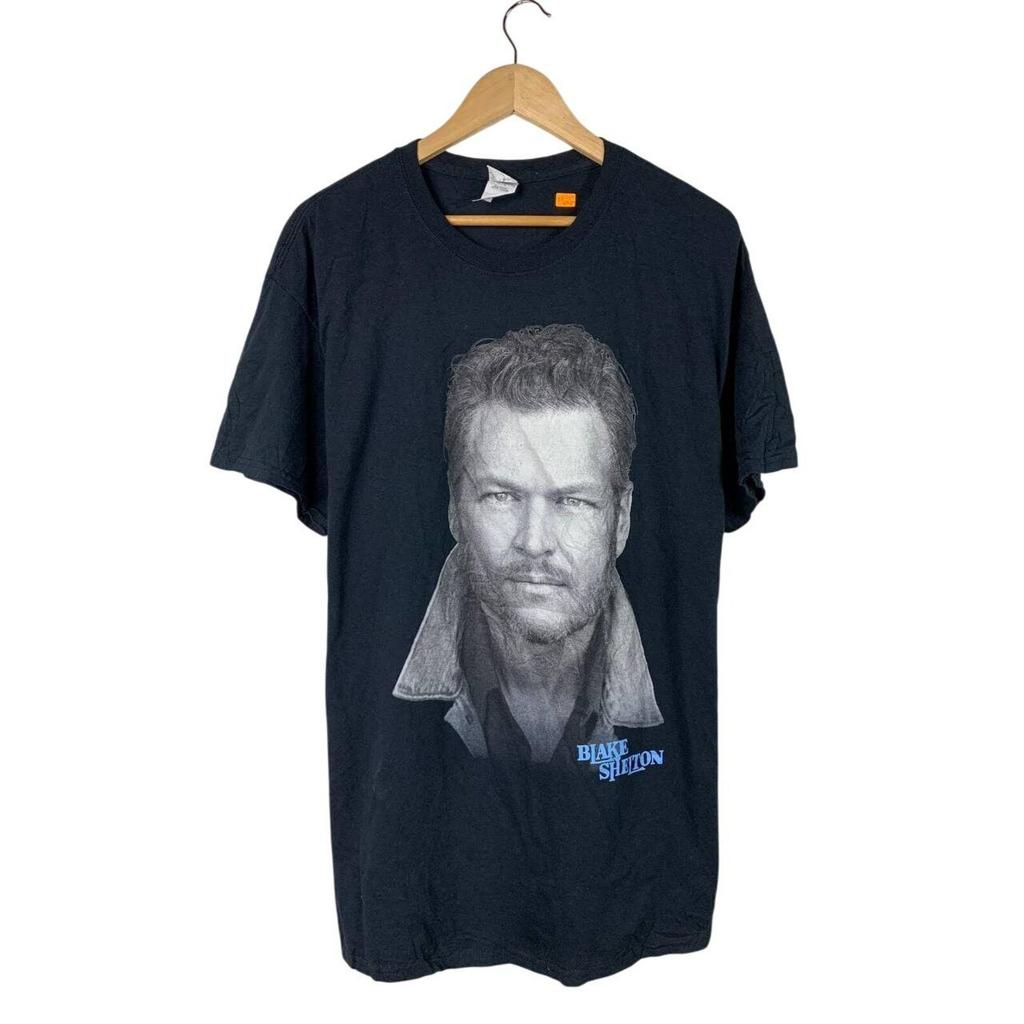 Vtg Blake Shelton The Voice Country Music Overprint Tee