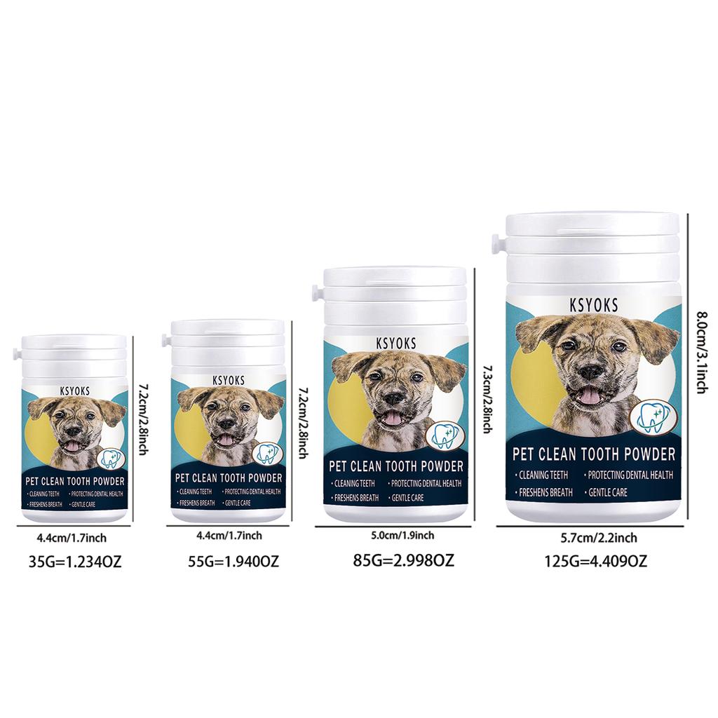 Remove dirt and plaque from the surface of pet teeth