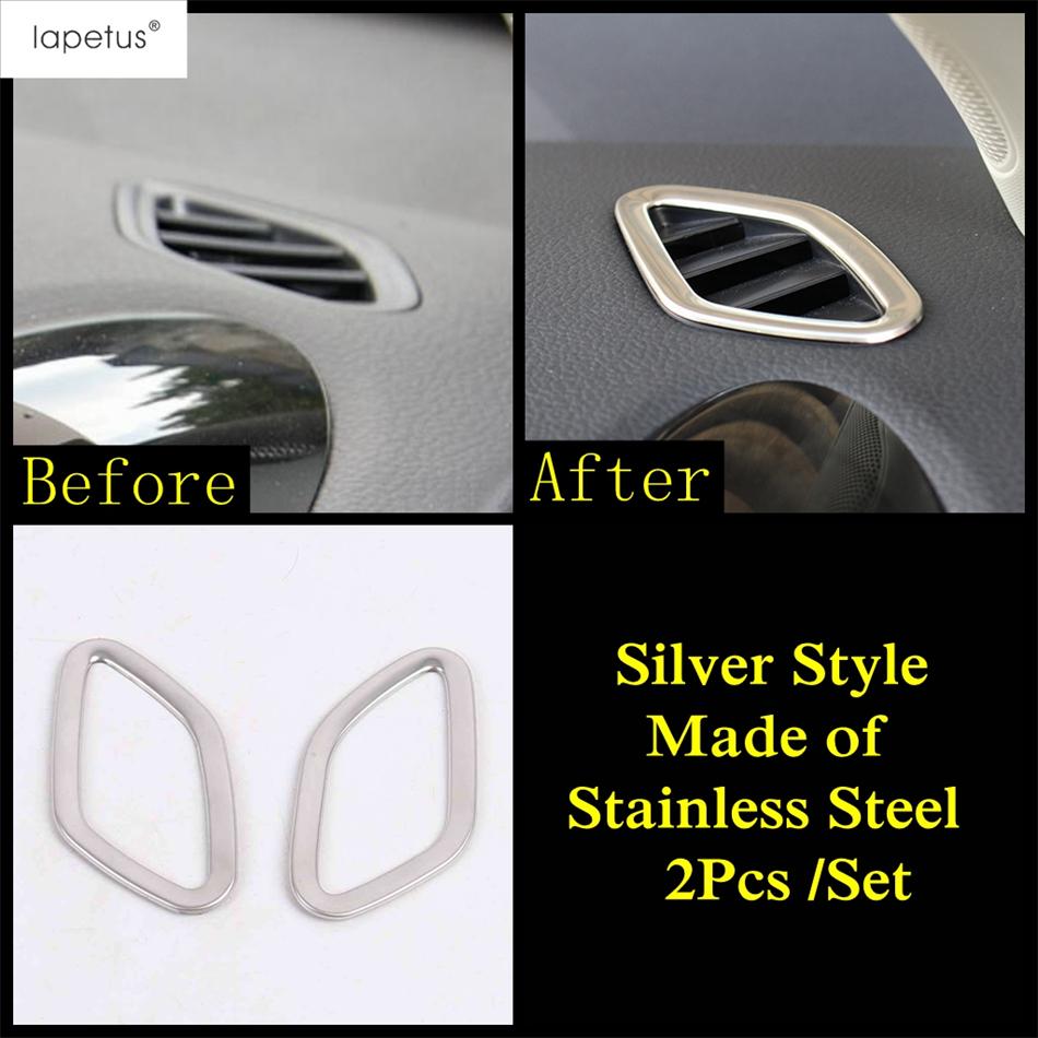 Rückspiegel-Taste / A-Säulen-Lüftungsgitter / Handschuhfachdeckel-Zierleiste Für MG ZS EV 2018 - Edelstahlzubehör Innenraum