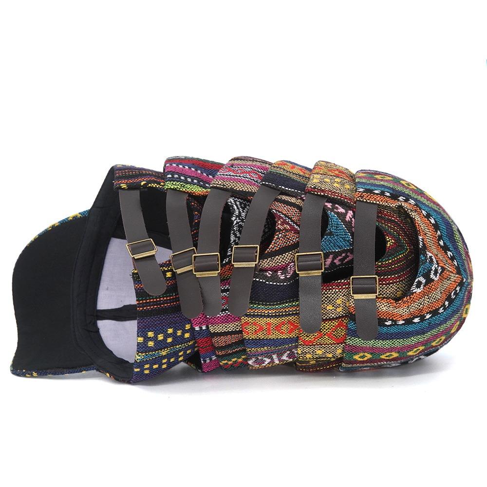 

Adjustable Anti-sun Visor Sun Caps Cotton Anti-sun Outdoor Hat Bohemia Print Baseball Cap G