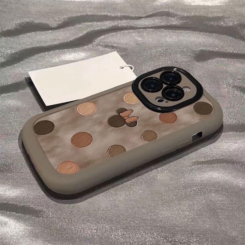 Oil Painting Minnie Applies To Apple 16 Mobile Phone Case 13 Protective Case Apple 15/1 4 Anti-drop 12 Creative 11 Soft Case