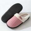 Button Slippers, Couple Slippers, Cotton Slippers, Casual Slippers, Home Slippers