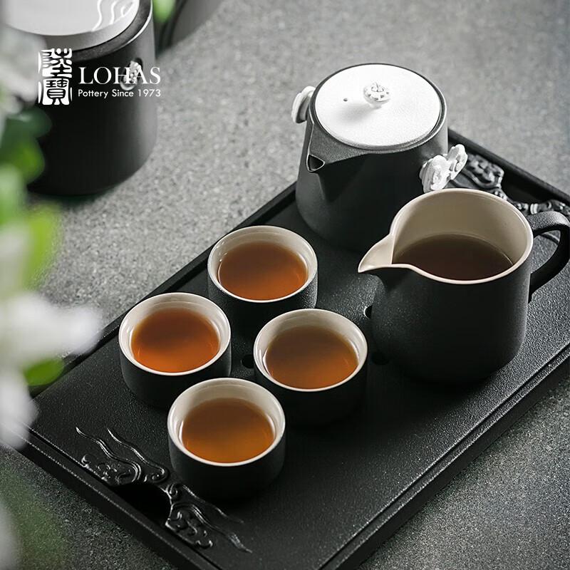 

LUBAO Cloud Brocade Ceramic Tea Set
