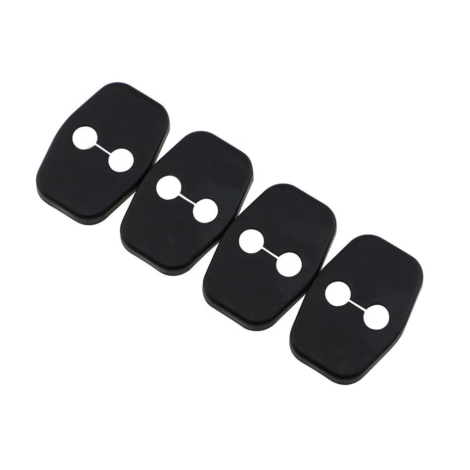 

Защитная накладка на дверной замок Крышка дверного замка Аксессуары для интерьера автомобиля для Peugeot 308 408 508 3008 207 Citroen C4L DS3 DS4 DS5 DS6 чёрный