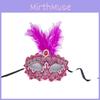 Halloween Princess Feather Mask For Costume Parties And Photography