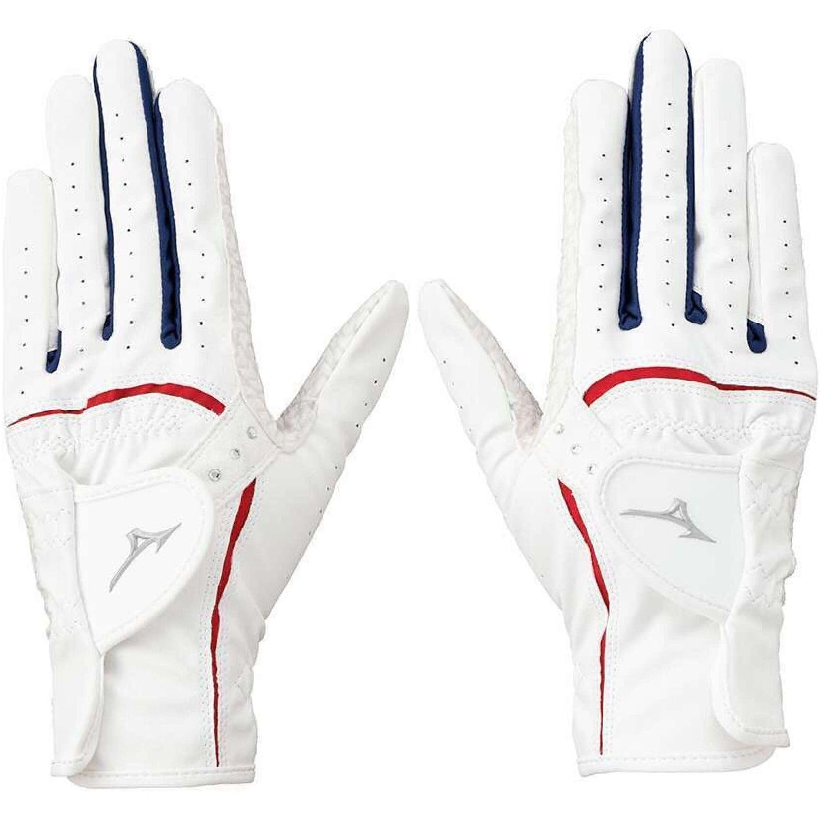 

Перчатки для гольфа MIZUNO с двойным захватом, модель 2024 года, женские, амбидекстровые, белые, 18 см, 5MJWB451