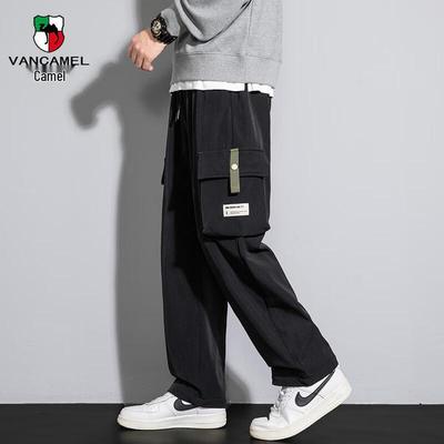 Calças Cargo Streetwear Americano Masculino VANCAMEL