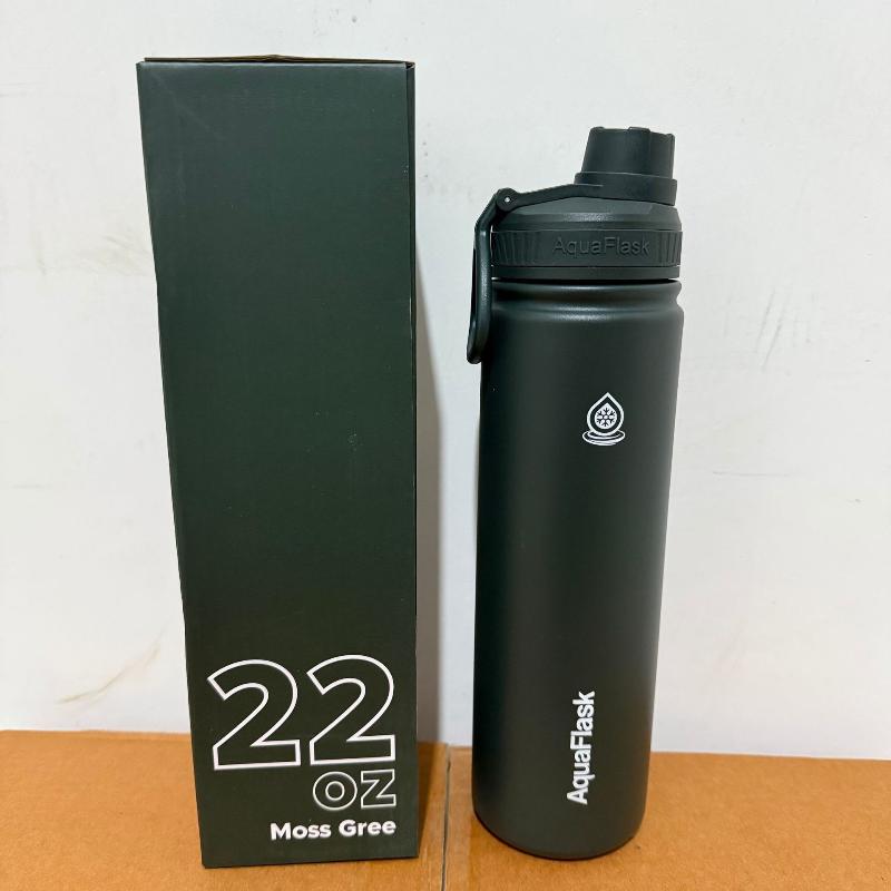 

22Oz Water Bottle Large Capacity Stainless Steel Thermos Bottle Cold And Water Bottle Sport Thermos Cup армия зеленый