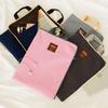 Folder Folder Storage Cloth Bag Set Suitable for A4 Paper Portable Pocket Bill Bag Folder Office Student Supplies
