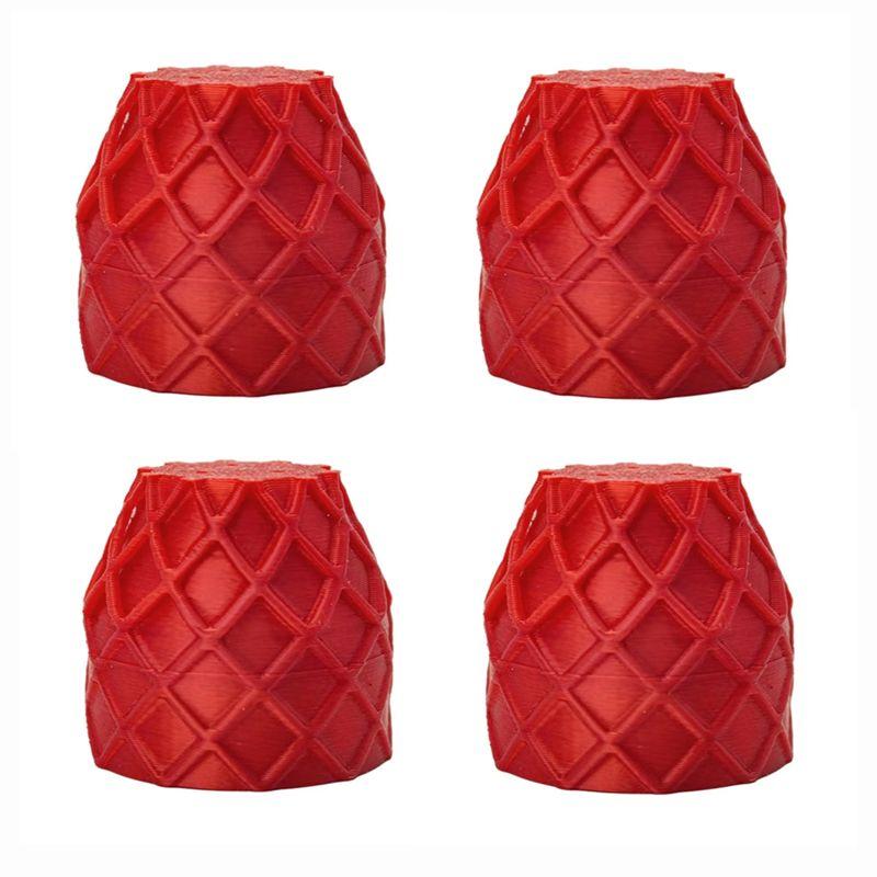 

M-Modern-Nozzle Threaded Water Bottle Cap 4Pcs Plastic Water Tools Bottle Cap Sprinkler Portable Watering Sprinkler червоний