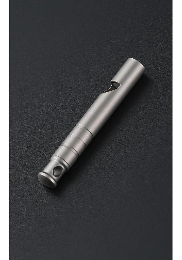 Titanium Alloy EDC Camping Survival Whistle - High Decibel Outdoor Tool