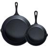 Set Of Cast Iron Frying Pans With Silicone Cover Cast Line 20 Cm / 30 Cm 2 Pcs.