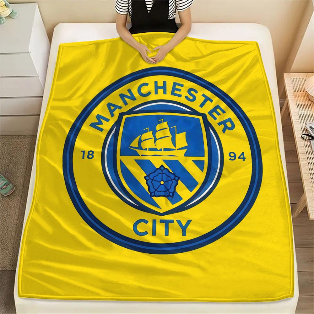 Helle MCFC Future Decke, Hohe Qualität, Bequem für Alle Jahreszeiten, Heimdekoration, Wärme und Komfort