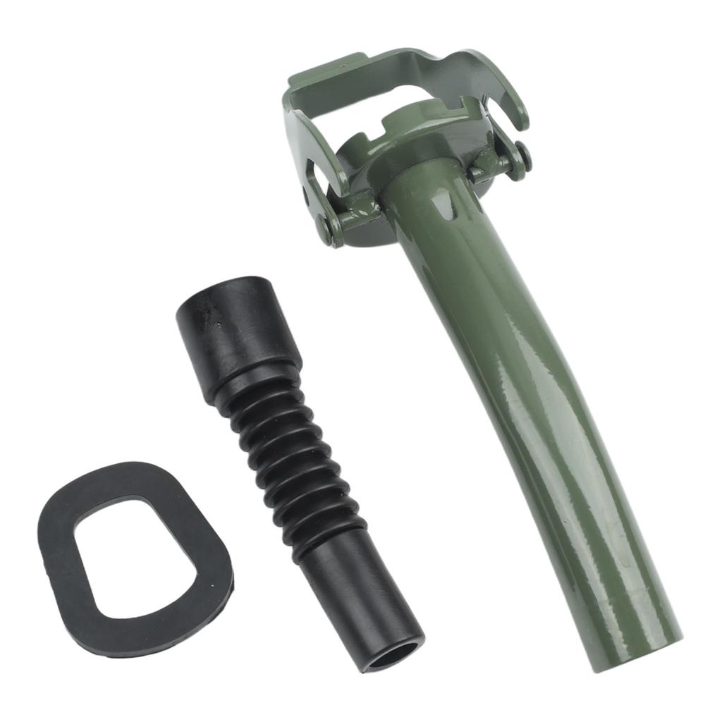 Pouring Spout for Metal Fuel Canisters 20 L with Flexible Body and Sieve to Prevent Contaminants During Transfer