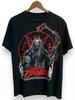 Rob Zombie 2010 USA Concert Tour Punk Hellbilly Deluxe Graphic TShirt for Unisex Black Band Tee with Skull Pentagram Design