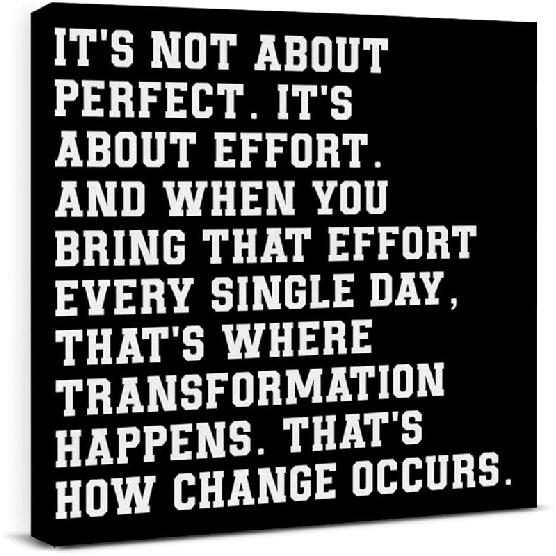 pirational Farmhouse Canvas Print Wall Art Decor One Small Positive Thought in the Morning Can Change Your Whole Day Sign Painting Plaque Rustic Home