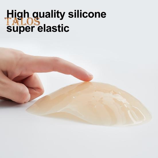 1 Pair Women Silicone Chest Pad Sweat-proof Anti-slip Invisible Thickened Breast Support Sticky Pasties Nipple Covers Strapless Adhesive Bra Women