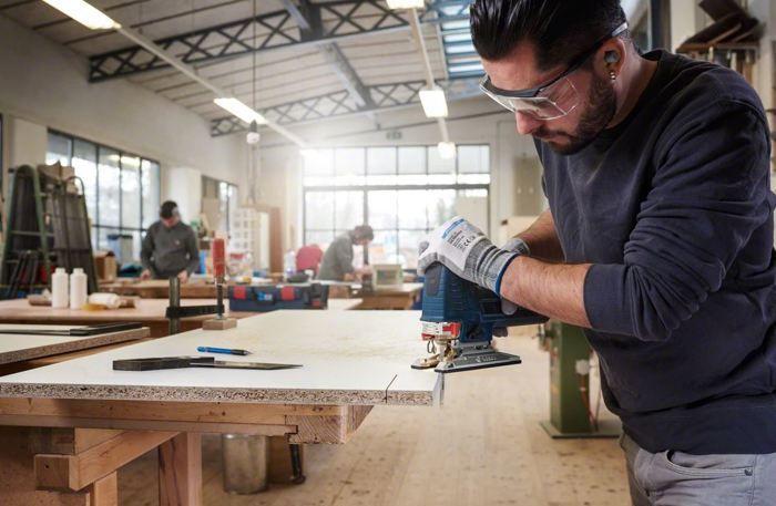 Lame de scie sauteuse - bosch expert - t 308 bf - 5 lames - 117 mm - bois dur