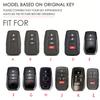 For Toyota Chr Camry Prius Land Cruiser Prado Furniture Corolla Yaris Rav4 Highlander Leather Car Key Fob Case Cover Accessories