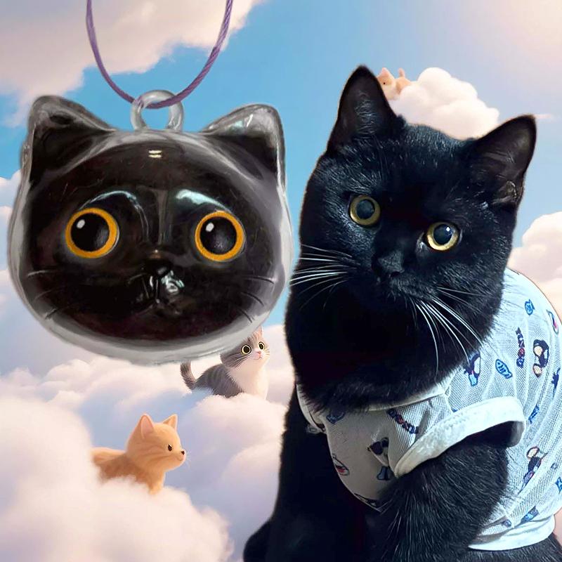 1Pc Memorial Bottle Transparent Cat Head Shape DIY Plastic Cute Pet Hair Keepsake Box Cat Fur Storage Container Pet Lovers Gift