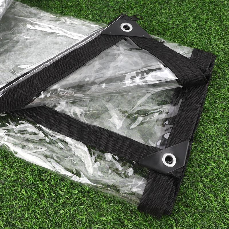 Customize Outdoor Awning Transparent PVC Tarpaulin Garden Succulent Plants Tarp Cover Balcony Rainproof Cloth Waterproof Tent (as the picture,0.4x0.7m)
