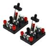 Double Blade Electrical Experimenting Tool for Physic, Double Poles Double Throw Switch for Circuit Experiment Equipment
